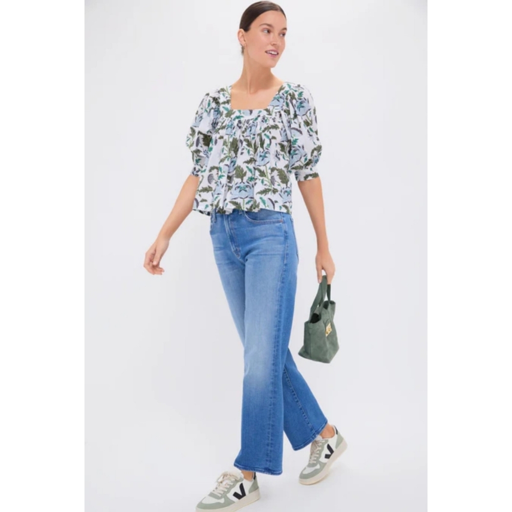 Mother | The Rambler Zip Flood Jeans In Read Between The Lines Size 25